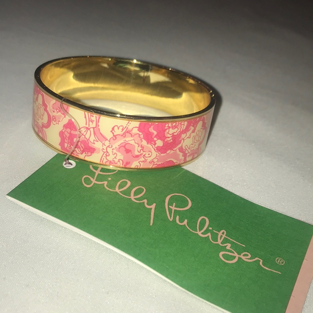 Lilly Pulitzer Phi Mu Sorority Photodome Bangle